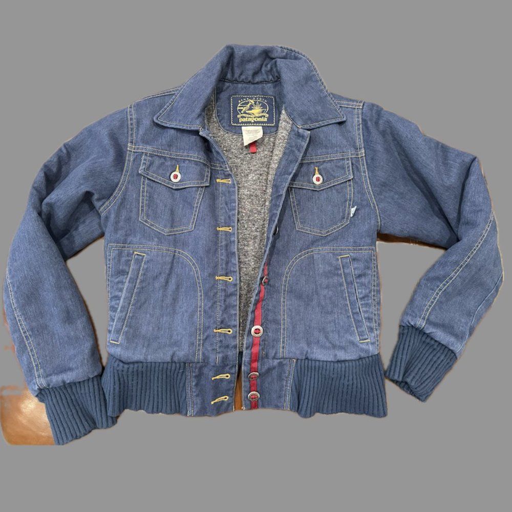 Vintage Patagonia Hemp Denim Jacket Size XS/S